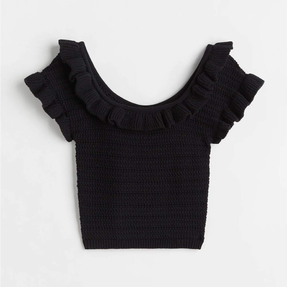 H&M Black Knit Sweater